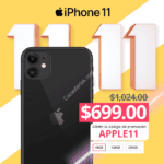 Promoción Singles Day AliExpress: iPhone 11 a sólo $699 dólares con cupón