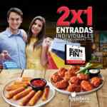 Applebees Buen Fin 2019: 2x1 en entradas individuales seleccionadas