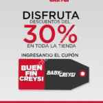 Cupón Baby Creysi Buen Fin 2019 de 30% de descuento