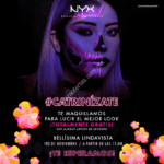 Promoción Bellísima Catrinízate: Maquillaje de catrina gratis en Bellísima Lindavista hoy 1 de noviembre