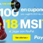 Promoción Best Buy Paypal de $100 en cupones por cada $1,000 de compra + 18 MSI