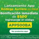 Cupón Lanzamiento App Bodega Aurrerá de $500 de descuento