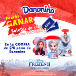 Promoción Danonino Frozen: Compra $70 en Danonino y obtén pase doble para Frozen 2 + palomitas y refresco