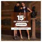 Promoción de temporada Dione: 15% de descuento en botines