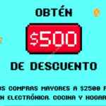 Código HEB Cyber Monday 2019 de $500 de descuento en compras de $2,500 o más