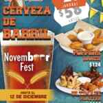 Novembeer Fest Hooters: Cerveza de barril de $58 a sólo $29