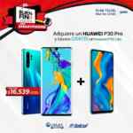 Buen Fin Huawei en Telcel: Huawei P30 Pro en plan y te llevas de regalo un Huawei P30 Lite