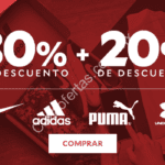 En Innovasport 30% de descuento + 20% adicional en adidas y Puma artículos seleccionados