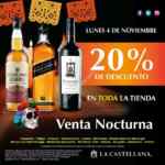 Venta Nocturna la Castellana: hasta 20% de descuento en toda la tienda hoy 4 de noviembre