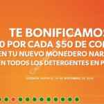 Ofertas la Comer de bonificación en Monedero Naranja del 8 al 14 de noviembre 2019