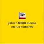 Cupón Mercado Libre Buen Fin 2019 de $200 pesos de descuento