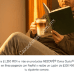 Promoción Nescafé Dolce Gusto Paypal: $200 para tu siguiente compra