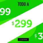 Promoción ösom de todo a $199, $299 y $399