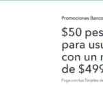 Código ösom Banco Azteca de $50 de descuento en compras de $499 o más