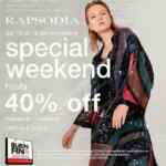 Rapsodia Buen Fin 2019: hasta 40% de descuento + meses sin intereses