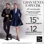 Gran Venta Especial de Aniversario Saks: 15% de descuento directo o 12 mensualidades sin intereses