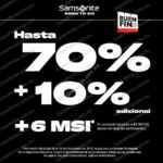 Samsonite Buen Fin 2019: hasta 70% de descuento + 10% adicional + 6 MSI