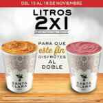 Santa Clara Buen Fin 2019: 2x1 en litros de helado