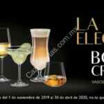 Promoción Soriana Puntos Recompensa 2019-2020: copas Bohemia Crystal desde 50 puntos + $59 pesos