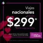 Promoción Volaris Vuelos que Vuelan: vuelos nacionales desde $299 e internacionales desde $45 dólares