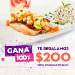 Cupones 100% Natural de $100, $200 y $400 de descuento en tu consumo total