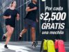 Promoción Asics: Mochila de regalo en compras a partir de $2,500