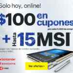 En Best Buy $100 en cupones por cada $1,000 de compra + 15 MSI con tarjetas participantes