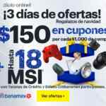 Promoción Best Buy Citi Banamex de $150 en cupones por cada $1,000 de compra + 18 MSI