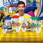Promoción vasos Boing: Canjea set de 4 vasos y jarra de Pascual, Lulú o Boing con 3 corcholatas o envases + $55