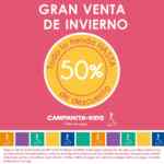 Rebajas Campanita & Kids Venta de Invierno: hasta 50% de descuento