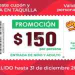 Cupón Granja las Américas entrada a $150 durante diciembre
