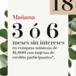 Promoción H&M 12 Días de Navidad 18 de diciembre: hasta 6 meses sin intereses en compras de $1,000 o más