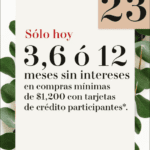 Promoción H&M 12 Días de Navidad 23 de diciembre: hasta 12 meses sin intereses en compras a partir de $1,200