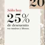 Promoción H&M 12 Días de Navidad 20 de diciembre: 25% de descuento en todas las camisas y blusas