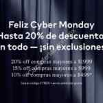 Promoción H&M Cyber Monday 2019: del 10% al 20% de descuento adicional en compras de más de $499