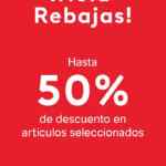 Rebajas H&M de hasta 50% de descuento en artículos seleccionados