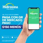 Promoción Mercadopago Hidrosina: $150 de descuento en cargas de combustible mayores a $300