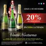 Venta Nocturna la Castellana 2 de diciembre: 20% de descuento en toda la tienda