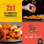 En las Alitas 2x1 en boneless personales en pedidos a domicilio