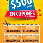 Cupones de Navidad Me Quedo Uno de $100 a $500 pesos de descuento