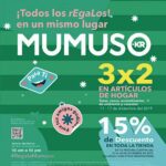 Promoción Mumuso de 3x2 en artículos para el hogar y 15% de descuento en toda la tienda