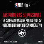 Promociones NBA Store CDMX: Boletos GRATIS para el partido de la NBA en México con tus compras y más