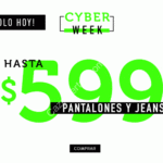 Ofertas ösom Cyber Week: pantalones y jeans a $599 pesos o menos
