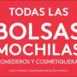En Promoda 3x2 en bolsas, mochilas, monederos y cosmetiqueras de marcas seleccionadas