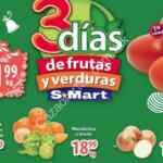 Ofertas S-Mart 3 Días de frutas y verduras del 10 al 12 de diciembre 2019