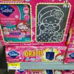 Promoción Saba bolsa de Hello Kitty Gratis con temática navideña