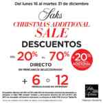 Saks Christmas Additional Sale: Hasta 70% de descuento + 20% adicional