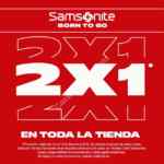 Promoción tiendas Samsonite: 2x1 en toda la tienda del 1 al 15 de diciembre