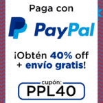 Código Sin Delantal Paypal de 40% de descuento + envío Gratis en restaurantes seleccionados