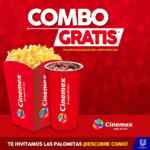 Promoción Soriana Cinemex Unilever te Premia: combo de palomitas y refresco Gratis en la compra de productos seleccionados
